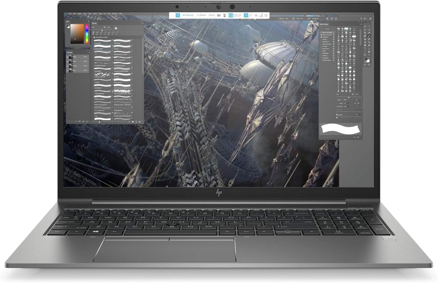 Renewed - Zbook Firefly 15 G7 Mobile Workstation With 15.6-Inch Display, Core I7 Processor 10Th Gen /16Gb Ram/512 Ssd/ 4 Gb Nvidia Quadro P520 Silver English Silver