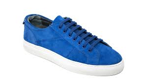 blue shoes