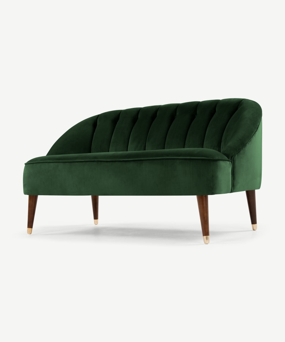 Emerald Velvet Lounger